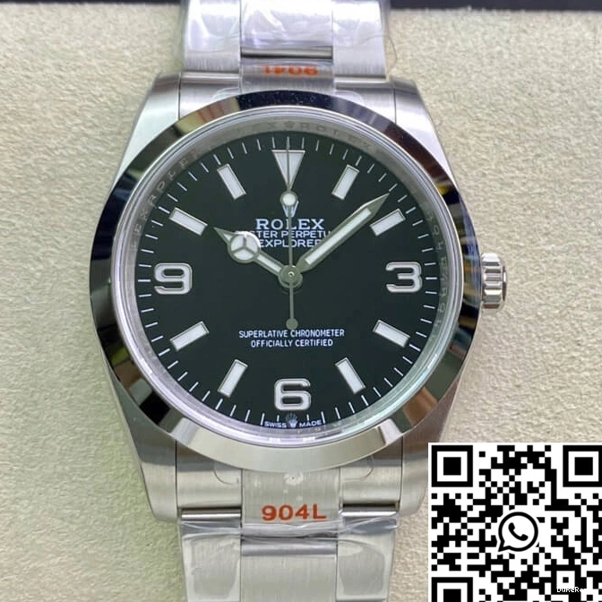 Factory EW Black Dial Rolex Explorer M124270-0001 36MM 0731